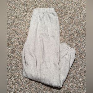 Hollister Gray Joggers Soft Elastic Waistband Athleisure